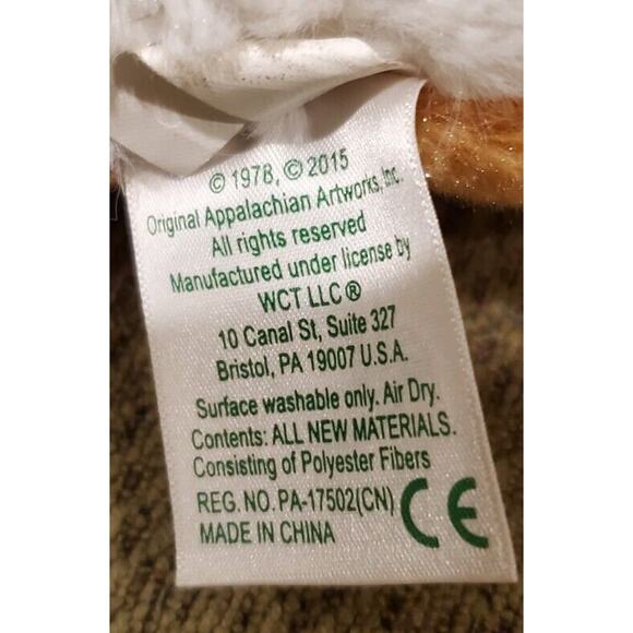 2015 Orange White Cabbage Patch Kids Adoptimals Cat Green Eyes No Paper Tag - Picture 12 of 12